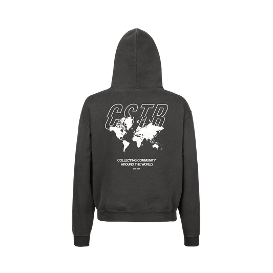Basic Around the World Oversized Hoodie - Collect Sleep Trade Repeat